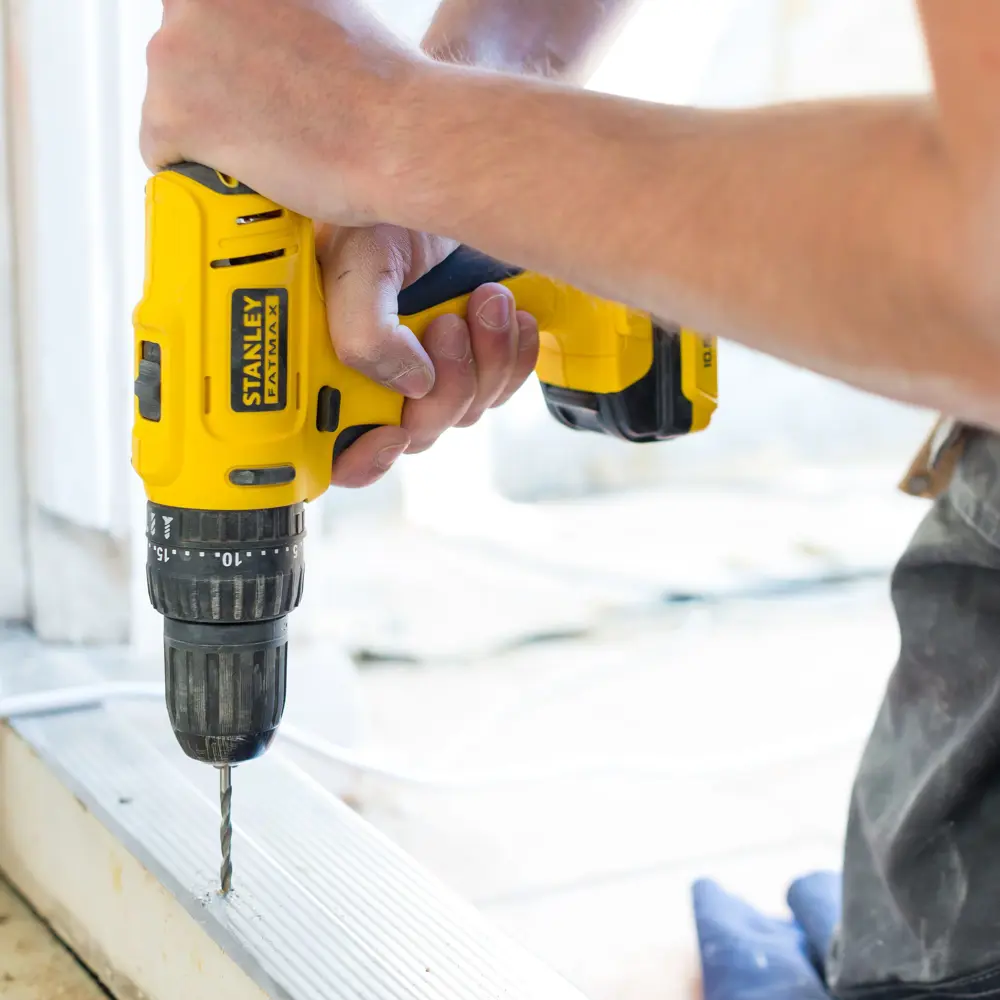 Дрель-шуруповерт аккумуляторная Stanley Fatmax FMC011S2, 10.8 В Li-ion 2X1.5 Ач STLM-2212316 - Вид №5