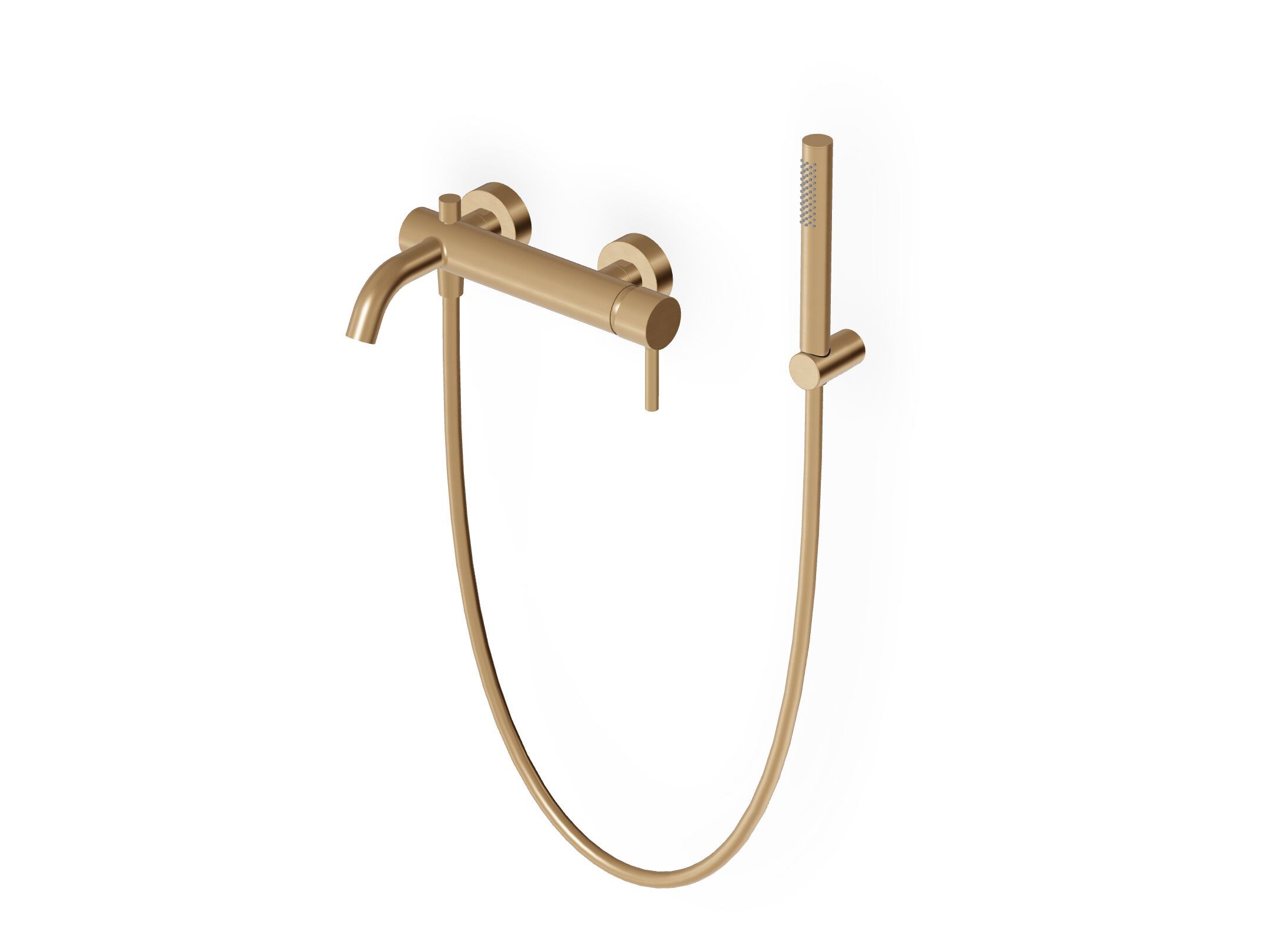 Однорычажный настенный смеситель для ванны / душа с ручным душем Zucchetti Pan S ARCH-00024323 - Вид №8