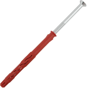 Дюбель фасадный Hilti HRD-С 10x120 мм нейлон/оцинкованная сталь цвет красный 4 шт.