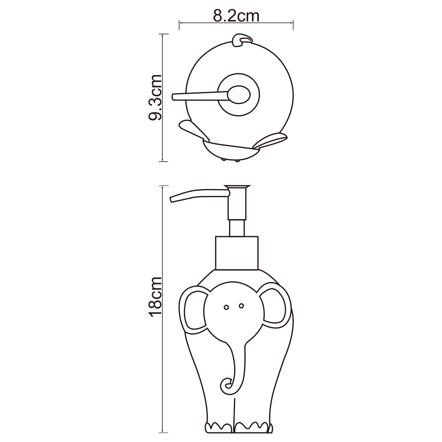 K-8199 Lippe Дозатор для жидкого мыла WasserKRAFT Lippe K-8100  - Вид №3