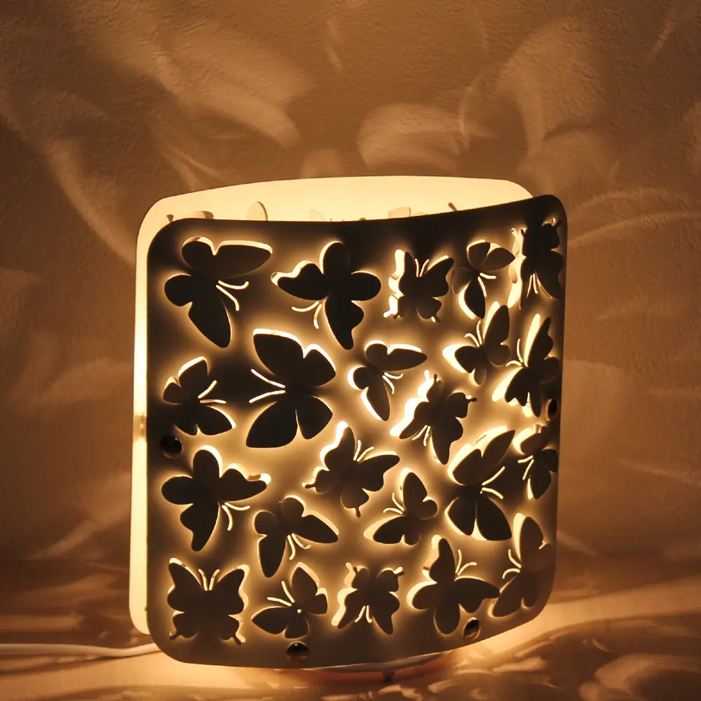 Настольная лампа Элетех Эффект, цвет белый муар Santreyd STLM-2056254