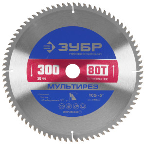 Диск пильный Зубр 36907-300-30-80 9107797