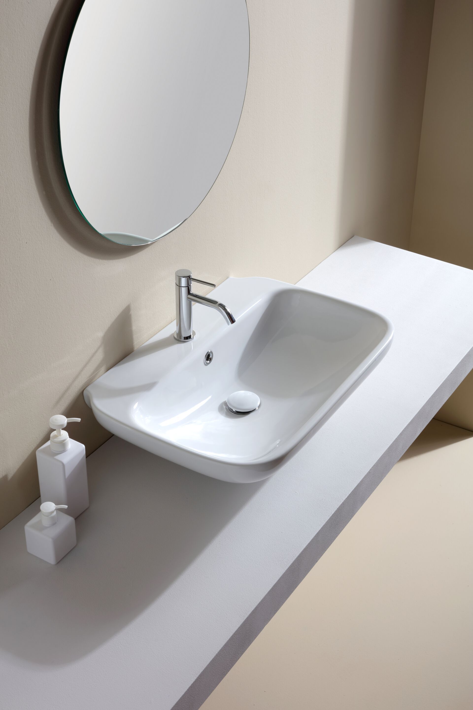 Керамическая раковина с одной столешницей Olympia Ceramica CLEAR ARCH-00017671 - Вид №2