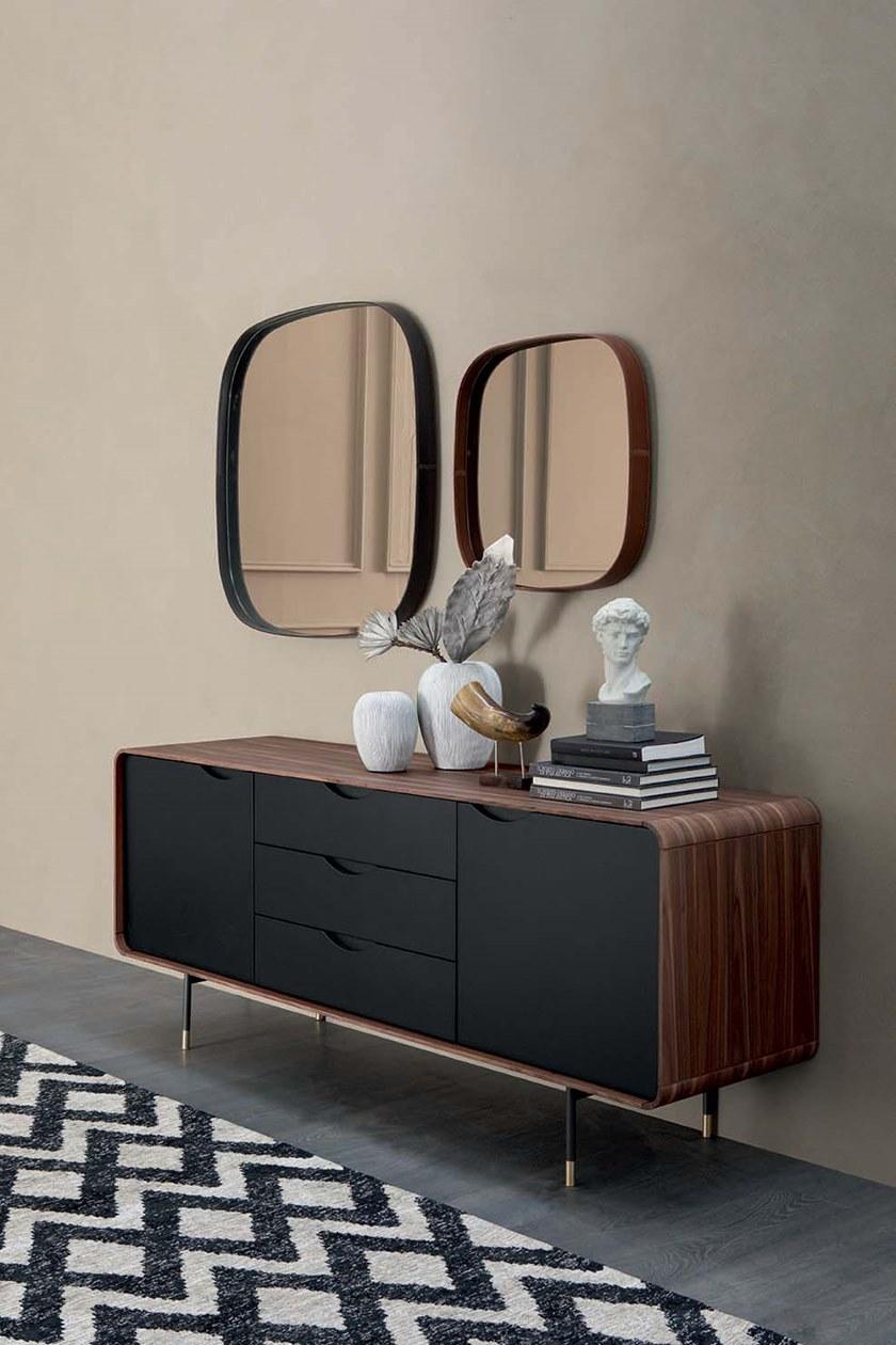 Tonin Casa Буфет из лакированного ореха с ящиками Opera T8646 - Вид №1