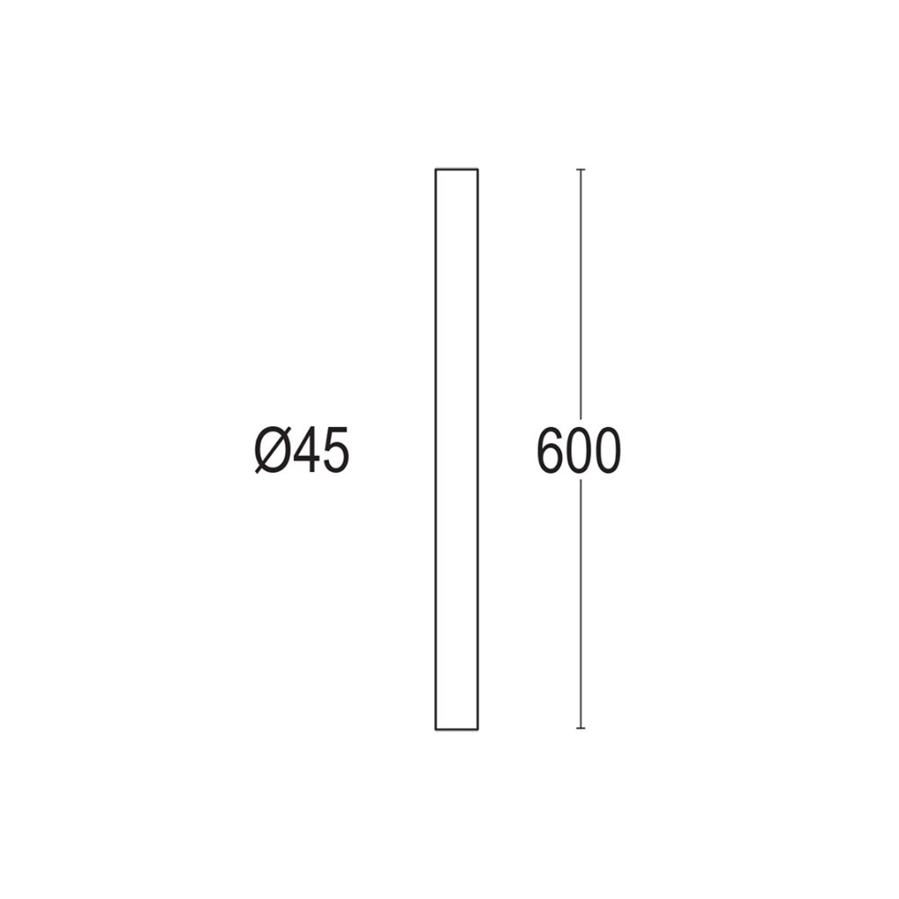 Stelo 0C 600 Ghidini Stelo C .01 Белый (Матовый)  - Вид №3