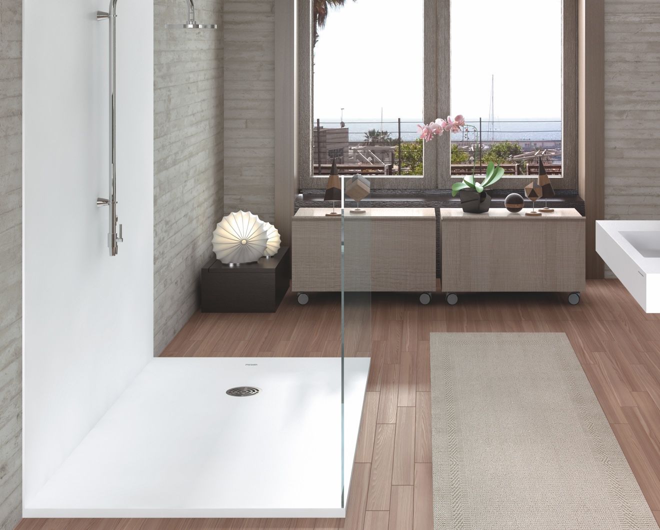 MCBATH Centuria Smooth 120x90 прямоугольный антрацит sun-id-1959511 - Вид №5