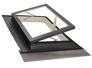 Алюминиевое окно для крыши