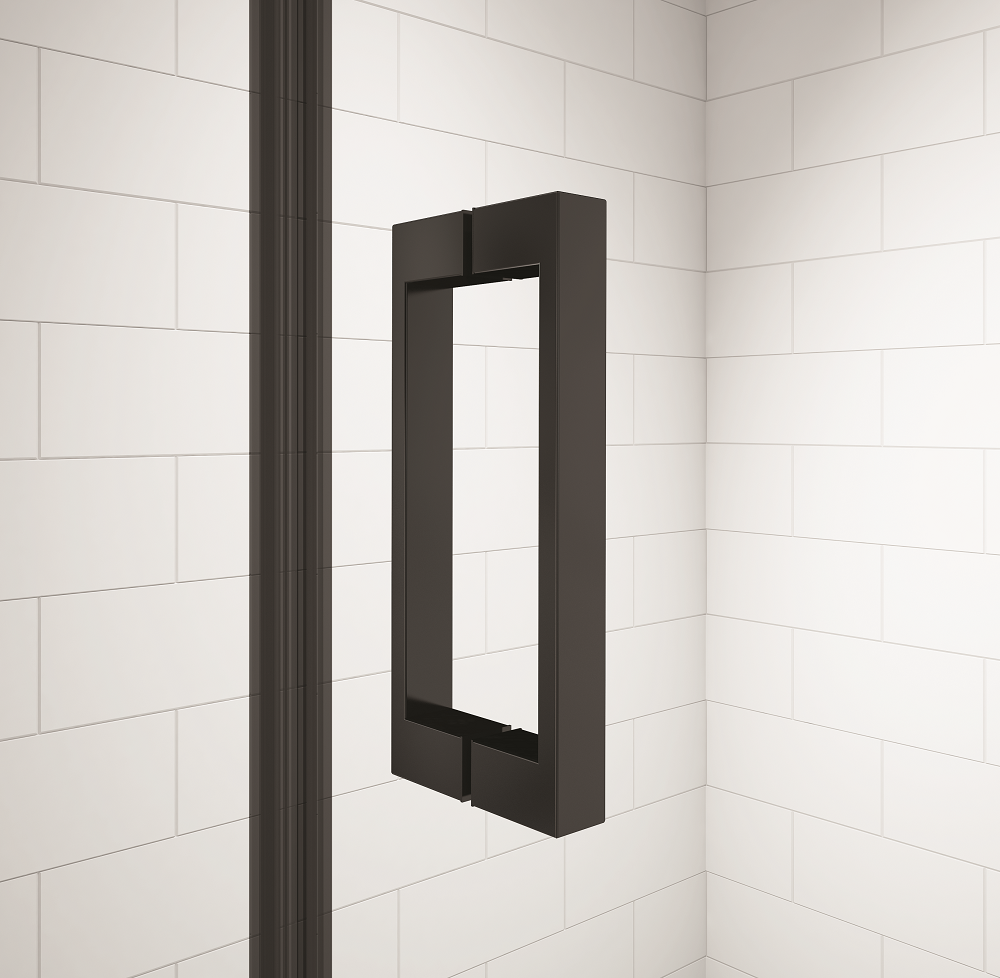 Дверь душевая для установки с боковой панелью BLKFSL1400H Merlyn Black Черный  - Вид №1