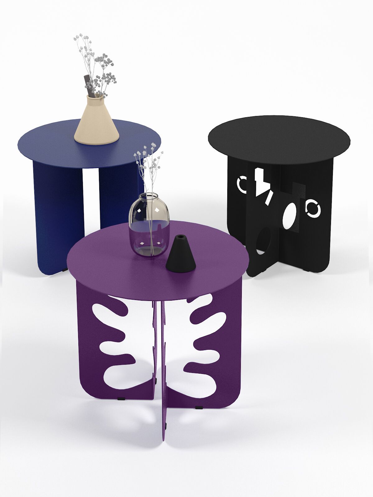 Круглый стол из листового металла Shishka Project Art Table ARCH-00027344 - Вид №5