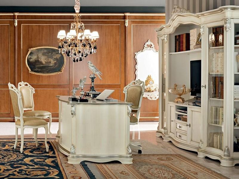 Modenese Gastone Открытый отдельно стоящий книжный шкаф с подставкой под телевизор Bella vita sun-id-1494444 - Вид №2