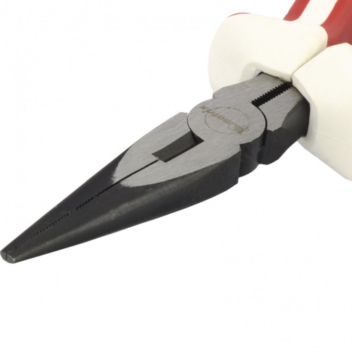 Длинногубцы прямые Premium 160 мм трехкомпонентные рукоятки MATRIX 12547 - Вид №3