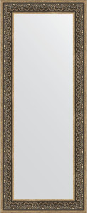 BY 3128 Зеркало в багетной раме - вензель серебряный 101 mm EVOFORM Definite