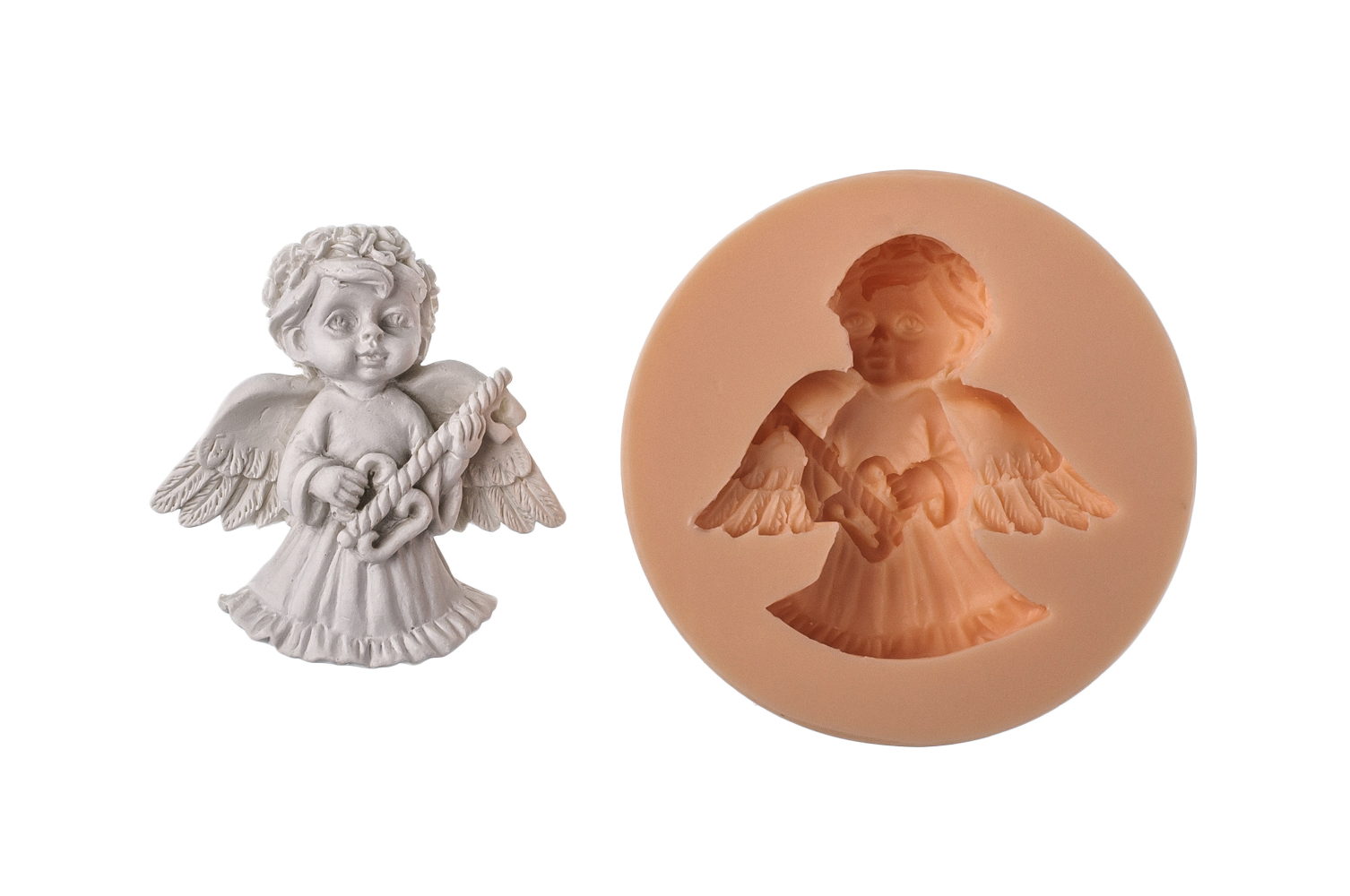 10027 Молд №981 силикон Ангелы, религия HobbyPage 