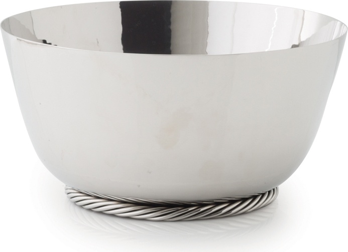 10618729 Michael Aram Чаша Michael Aram "Твист" 23см (серебрист.) Сталь нержавеющая 