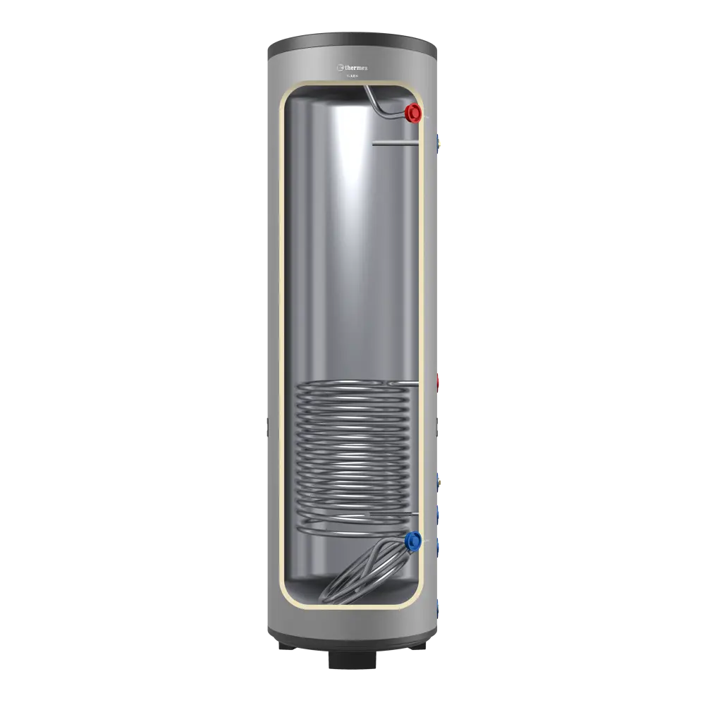 Бойлер косвенного нагрева 300 л Thermex Nixen 300F Combi 151 224 24 кВт вертикальный напольный нержавеющая сталь 87619316 STLM-2024052  - Вид №4
