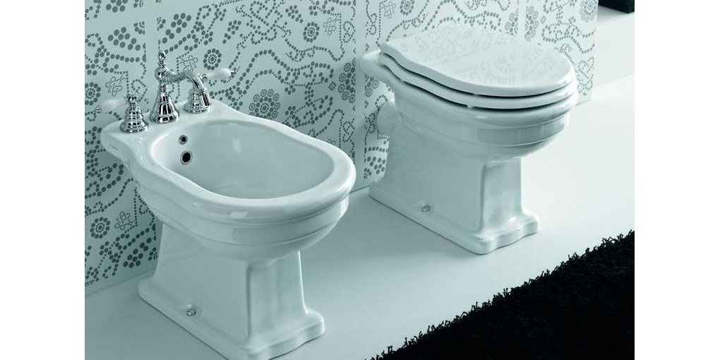 D10 Приставной унитаз напольный Белый Ceramica Hidra ELLADE Италия - Вид №2