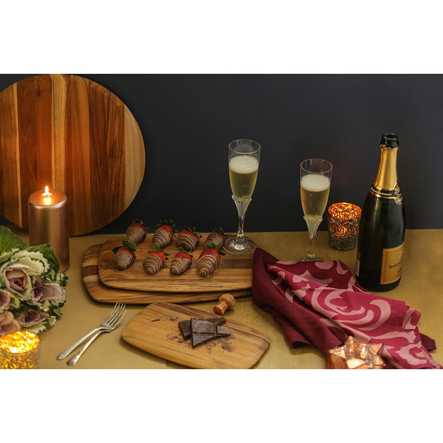 TH203 Доска сервировочная elegant 36x24 см TEAKHAUS  - Вид №4