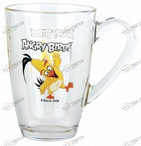 Кружка Angry Birds Movie Yellow 330 мл КОРАЛЛ ANGRY BIRDS MOVIE 029594 Прозрачный;желтый 