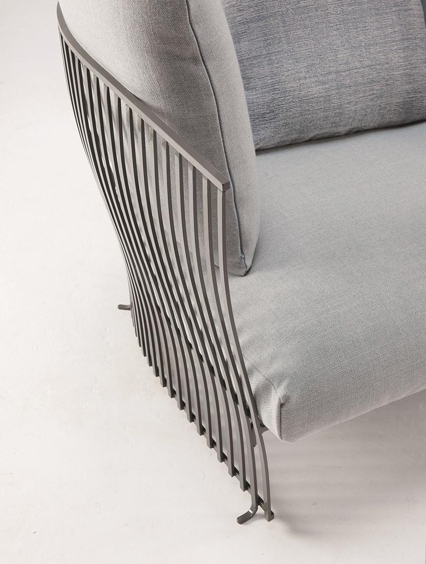 Ethimo Садовое кресло из ткани и алюминия с подлокотниками Venexia sun-id-1392039 - Вид №9