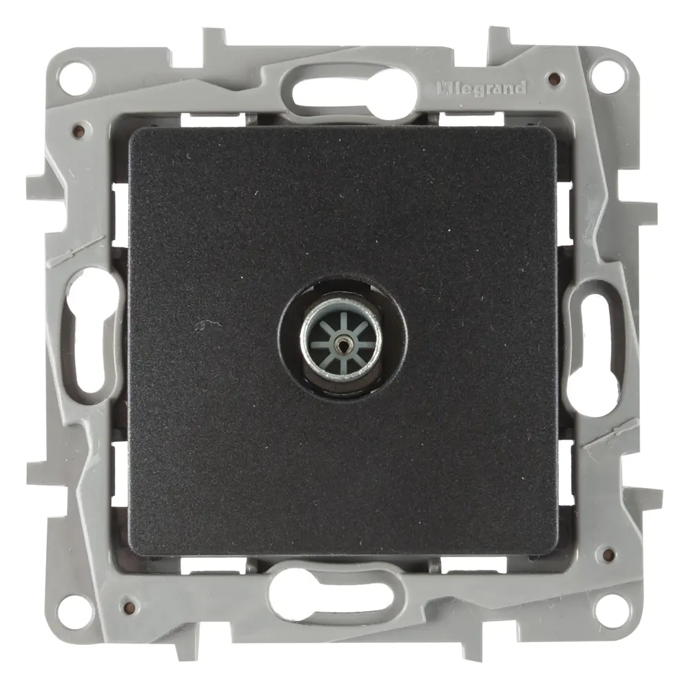 ТВ-розетка Legrand Etika антрацит для цифрового телевидения 17367845 STLM-0008054