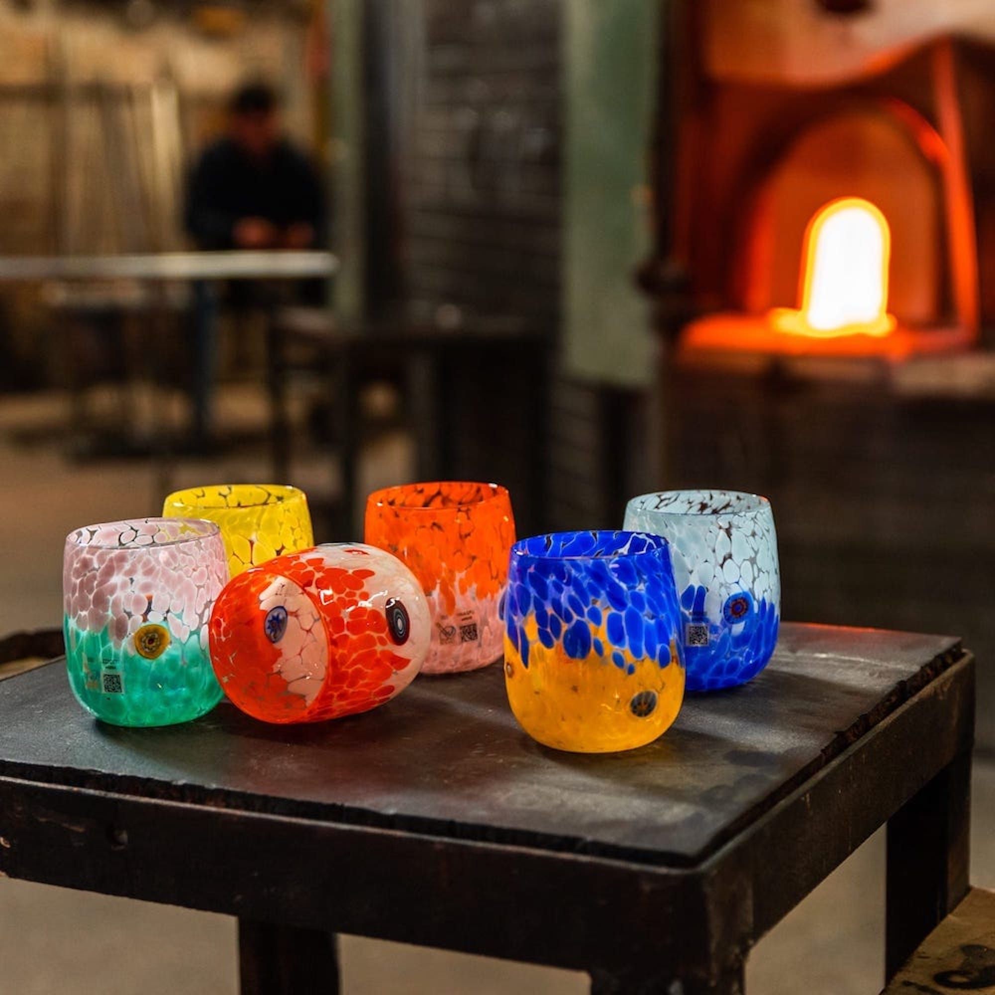 Набор из шести стаканов из муранского стекла ручной работы YourMurano готы ARCH-00124530 - Вид №8