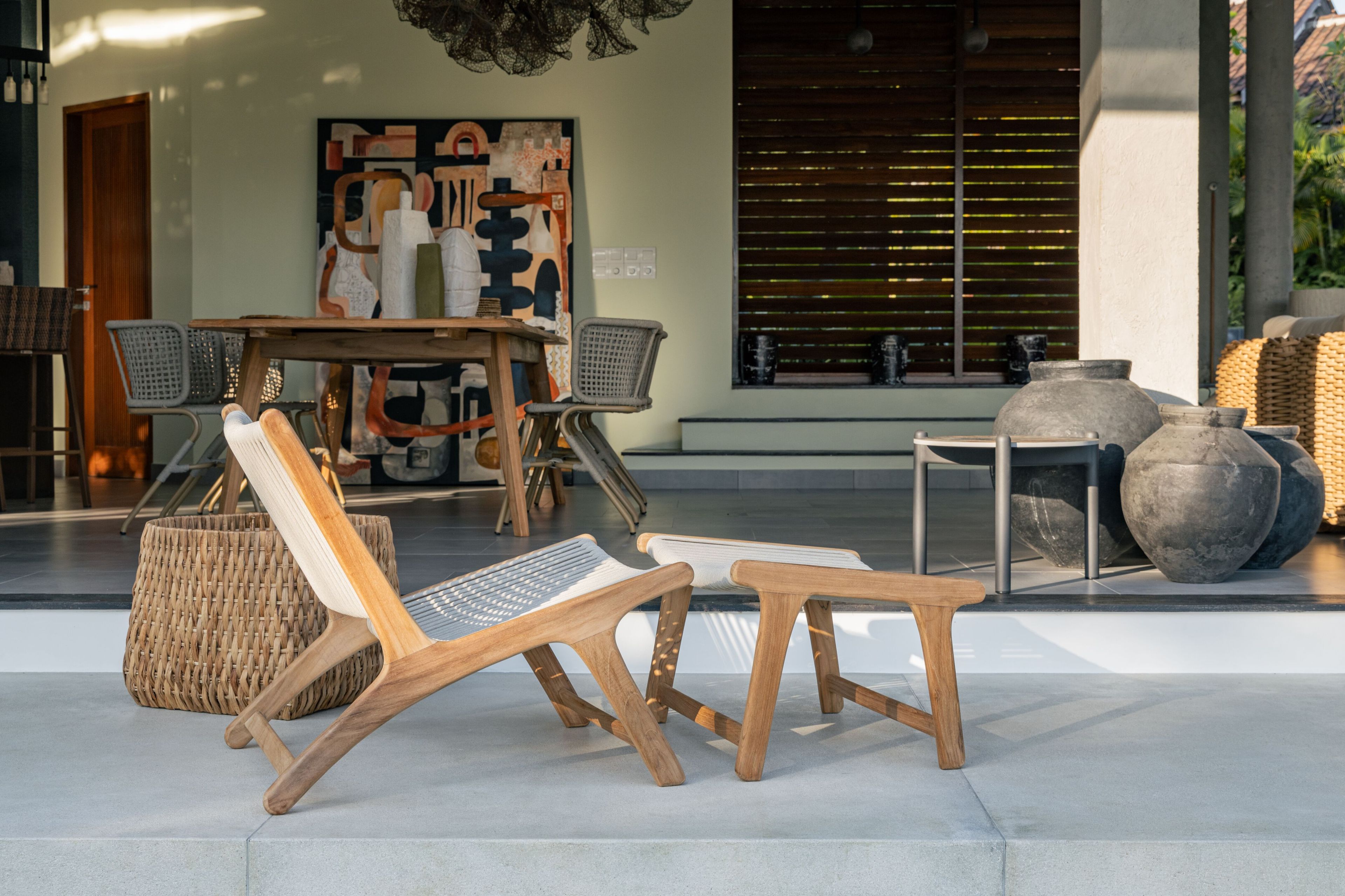 Садовое кресло из алюминия и синтетического волокна cbdesign Vienna Relax ARCH-00051135 - Вид №9