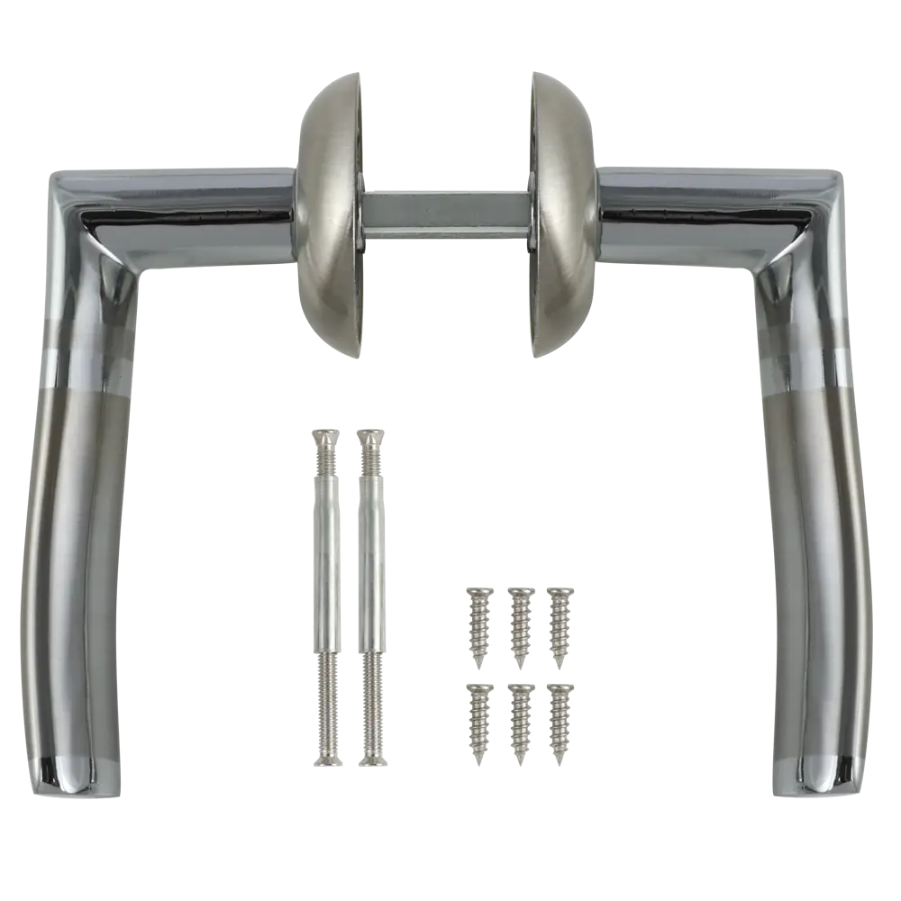 Дверные ручки Edson EDS-6H-R1 в стильном никелевом исполнении 85168523 STLM-0059337 - Вид №1