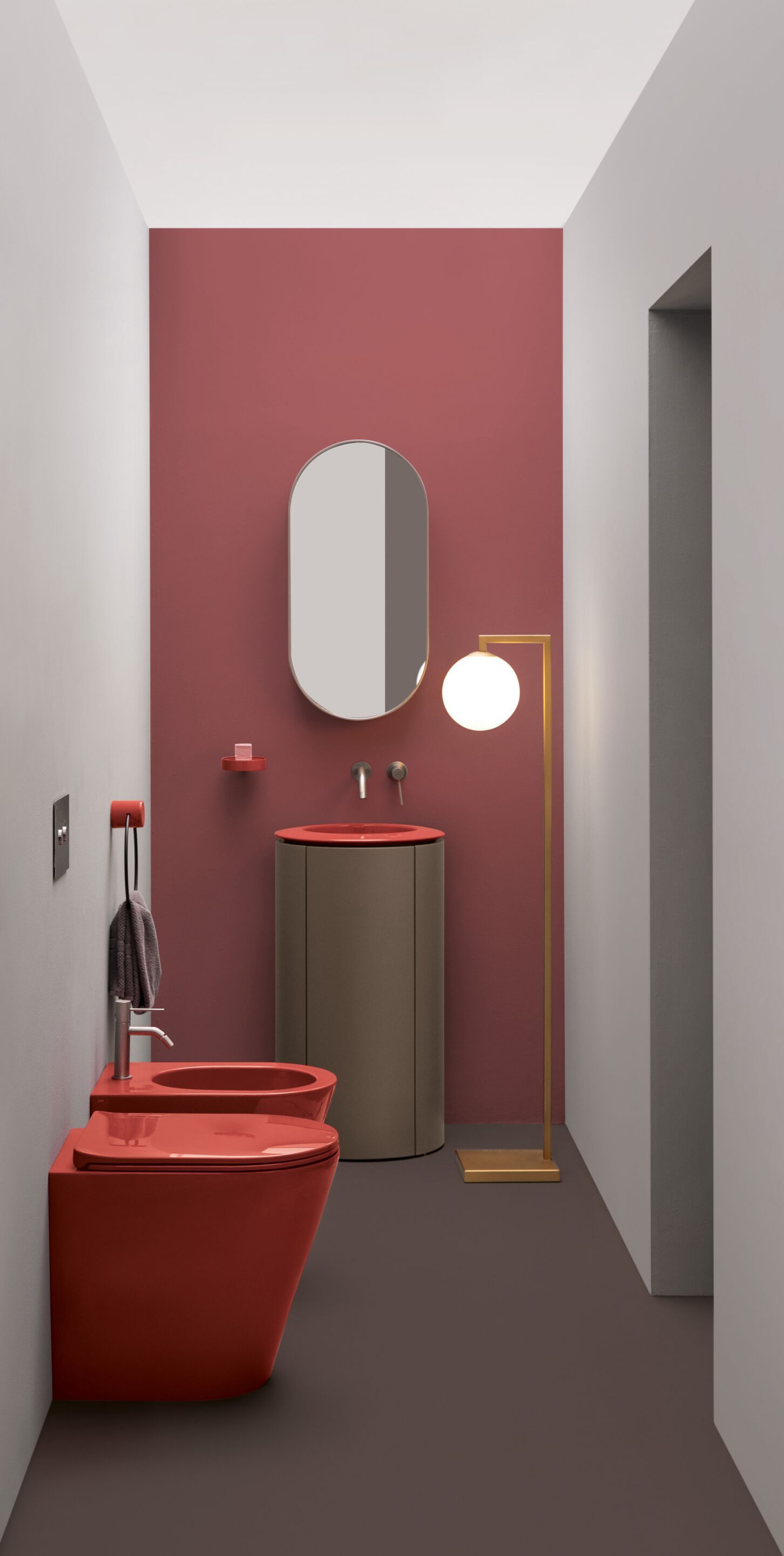 Керамическая отдельно стоящая круглая раковина Axa Mate ARCH-00027110 - Вид №6