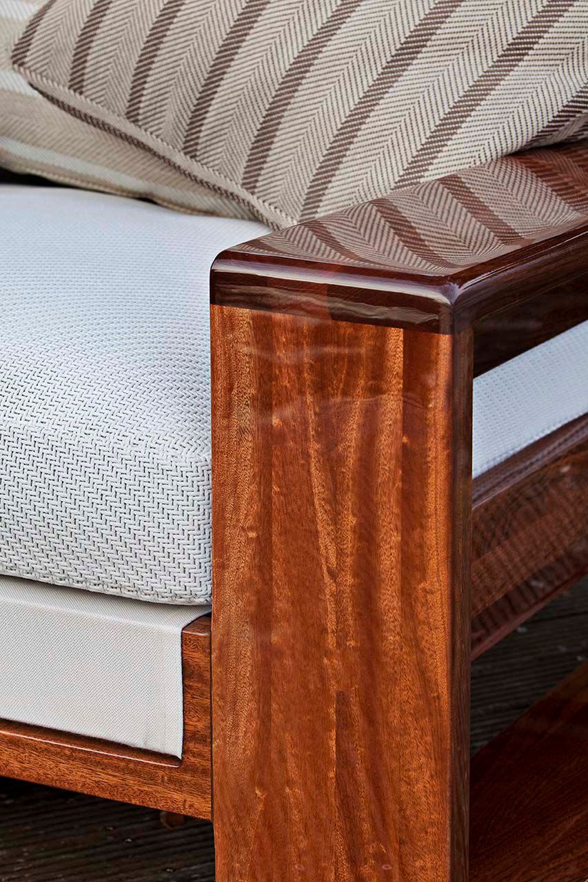3-местный диван из красного дерева и ткани Exteta Bellagio ARCH-00110556 - Вид №12