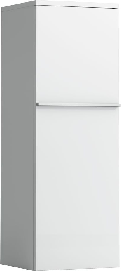 H4020110755191 Шкафчик средний, 2 полки стеклянные, петли слева LAUFEN PRO