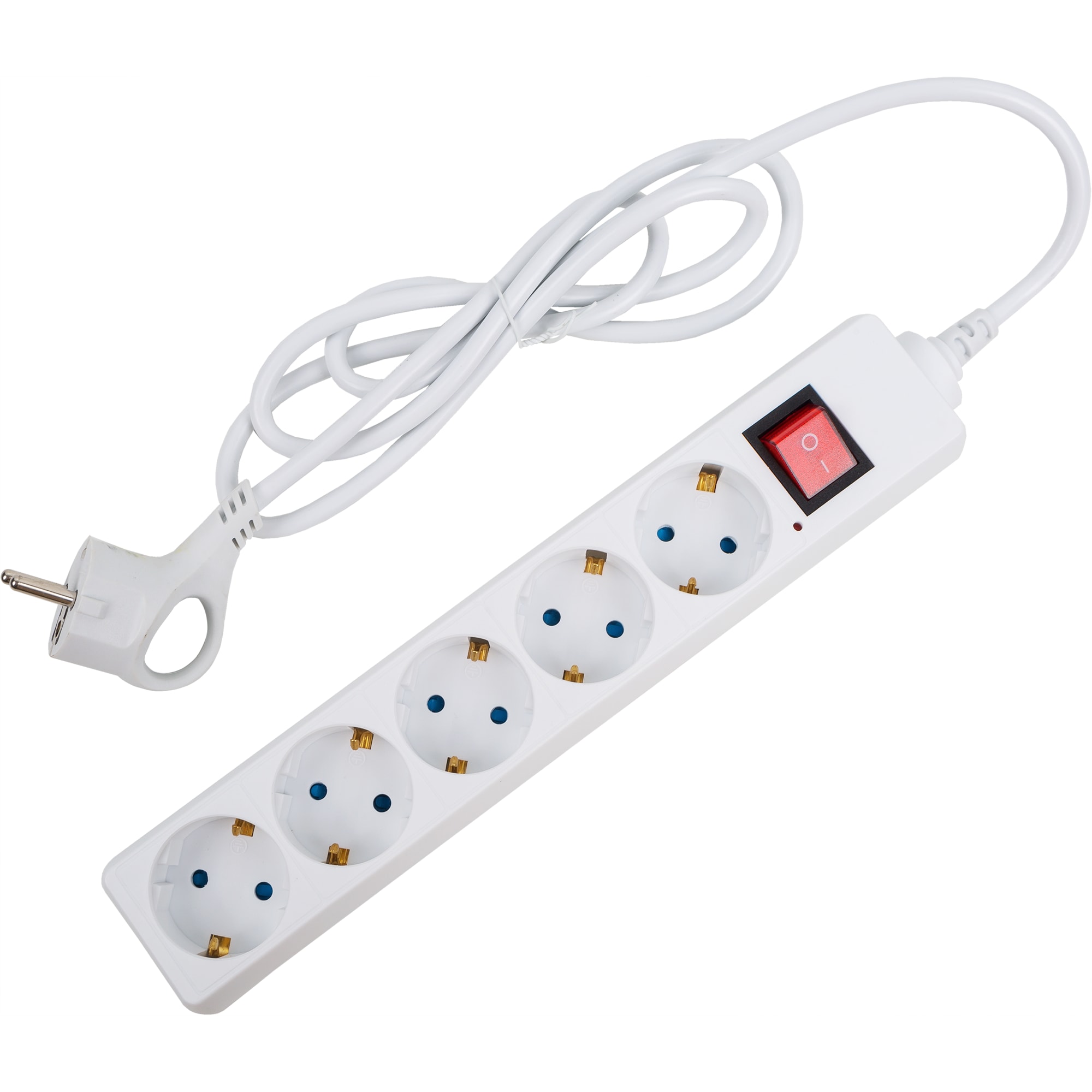 82633740 Сетевой фильтр Duwi DSP-02 5 розеток 1.5 м цвет белый Santreyd 