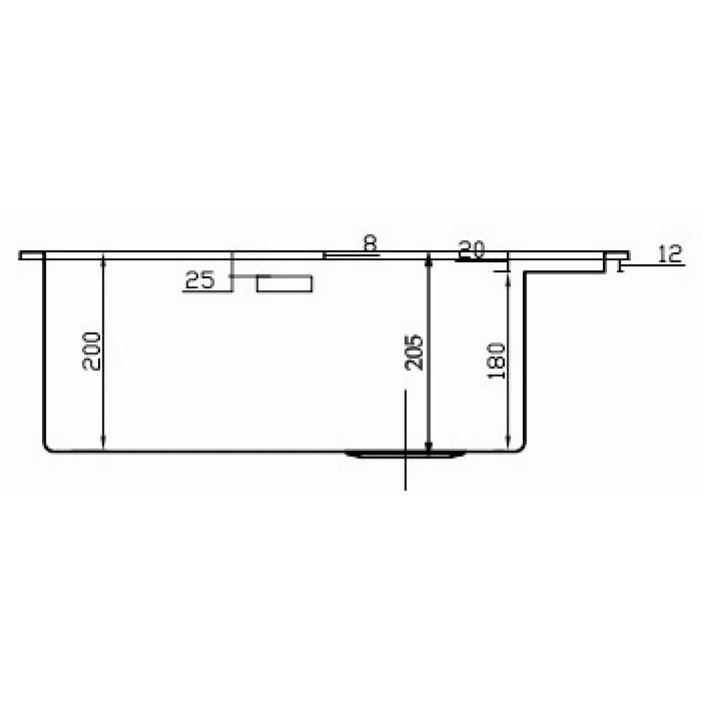 Кухонные мойки Eco Marino SMB-610XSQ.B SEAMAN SMB-610XQ - Вид №3