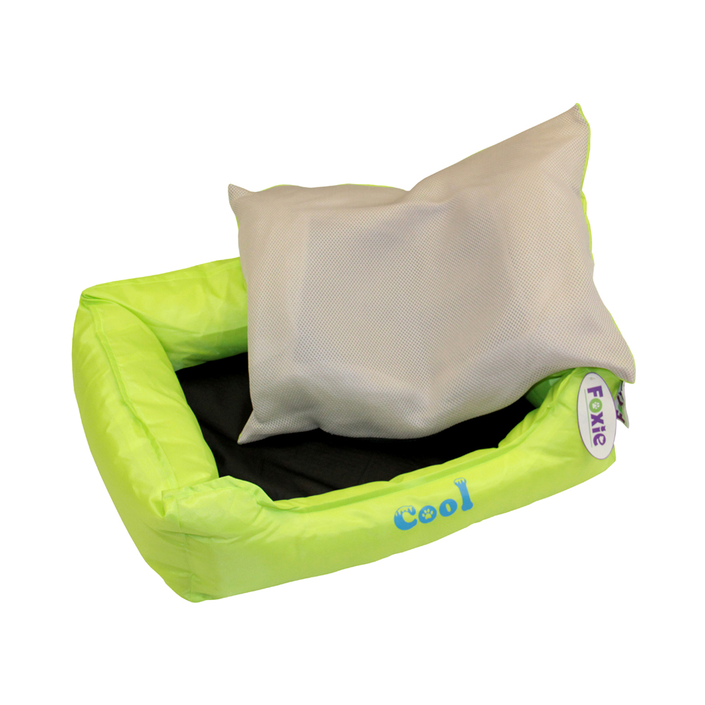 ПР0047774 Лежак для животных Cool 47х37х17см зеленый Foxie  - Вид №1