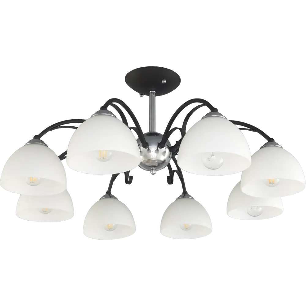 Люстра Блеск 8xE27x60 Вт De Markt STLM-2075003 - Вид №2