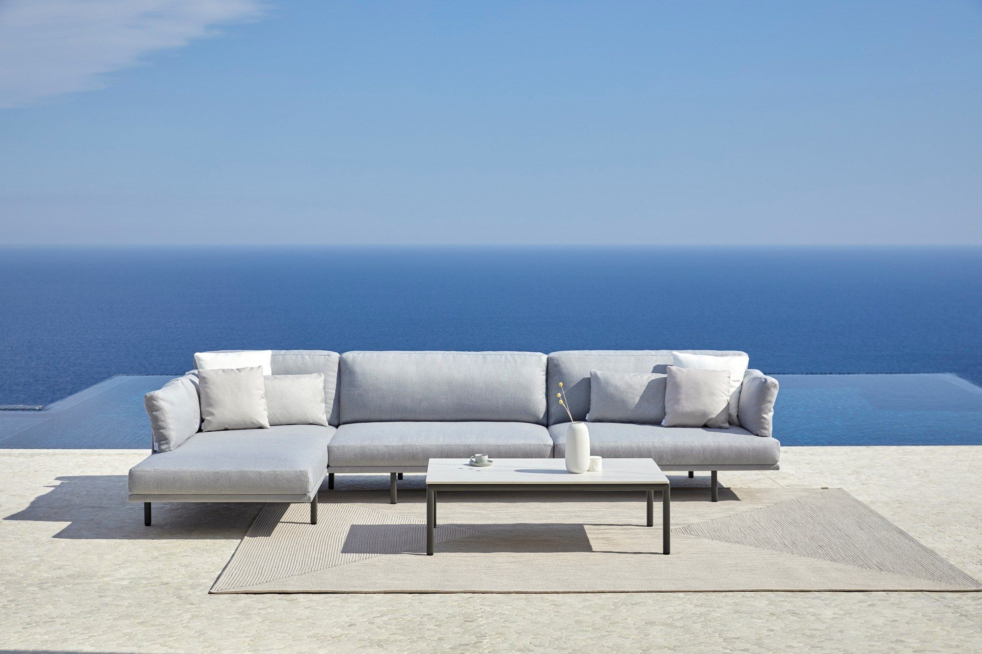 3-местный тканевый садовый диван POINT Long Island ARCH-00127256 - Вид №7