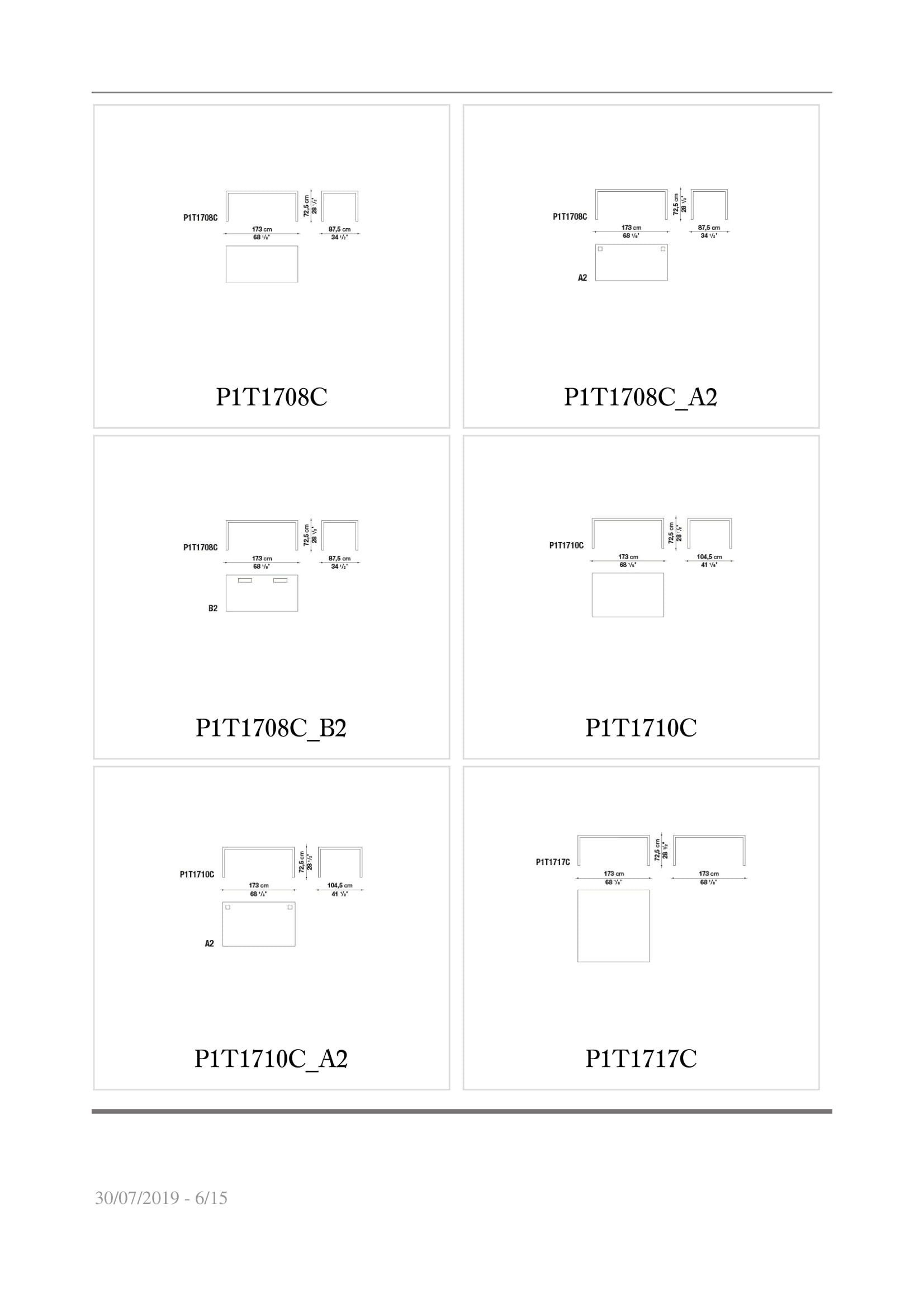 Прямоугольный рабочий стол B&B Italia Project проект 1 ARCH-00076606 - Вид №4