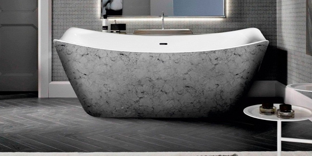 Ванна акриловая отдельностоящая Treasure Silver Lagard MEDA lgd-mda-ts - Вид №1