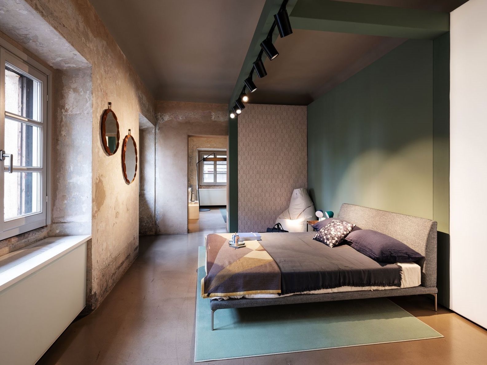 Двуспальная кровать с мягким изголовьем Zanotta TALAMO ARCH-00124949 - Вид №5