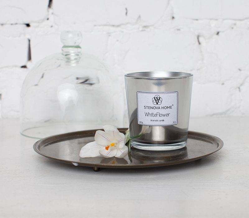 Victoria Stenova 811022 Ароматическая свеча White Flowers  - Вид №3
