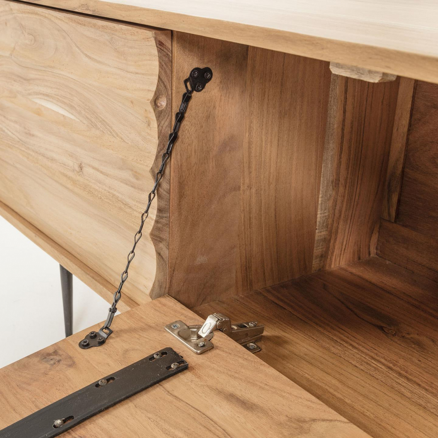 071795 Тумба под ТВ 147x50 акация La Forma Delsie  - Вид №8