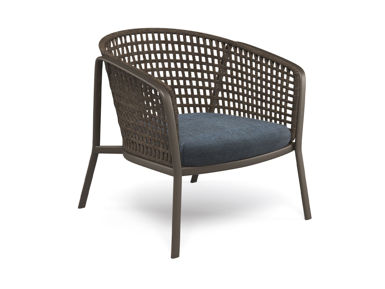 Алюминиевое кресло для отдыха и квадратная плетеная веревка emu ARCH-00058900