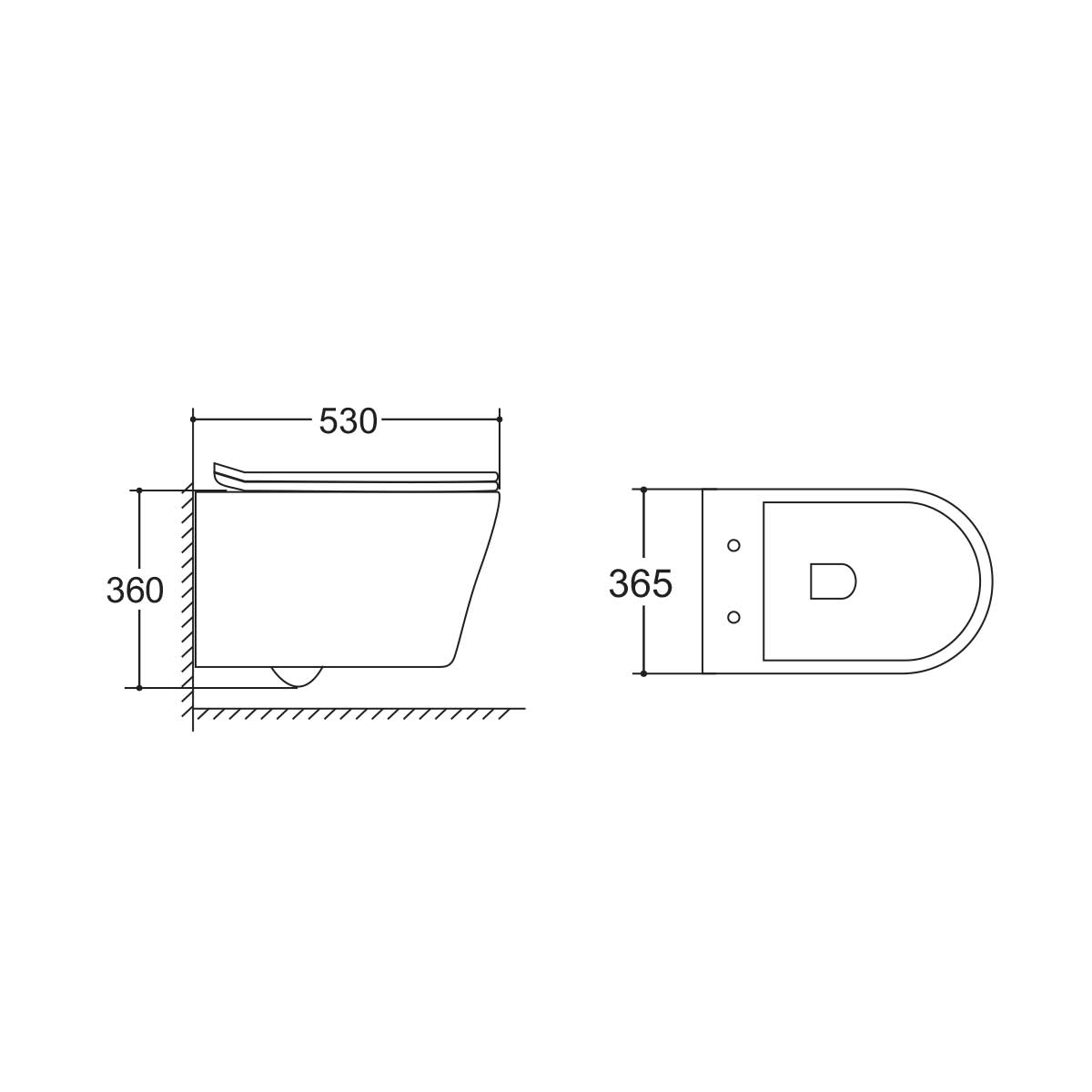 VT1-23 Унитаз подвесной Vincea Vito Santreyd - Вид №1