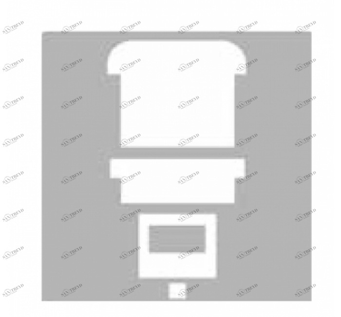 GENEBRE 100160 45 Хромированный переключатель ABS 