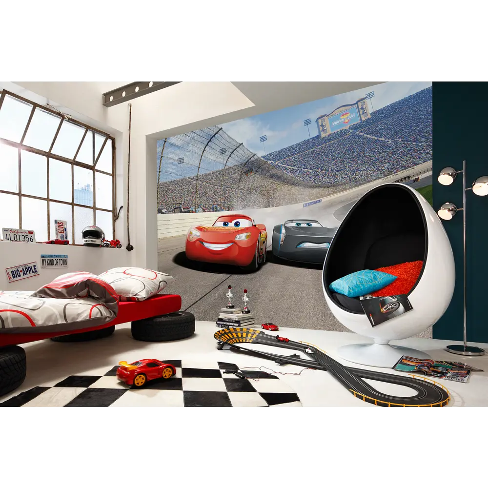 Фотообои «Тачки-3: Поворот» бумажные 368x254 см 8-403 Komar Disney/Marvel/Star Wars STLM-2139527 - Вид №2