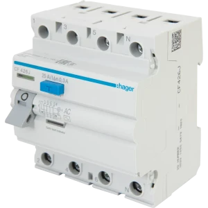 УЗО Hager CF426J 4P N 25 A 300 мА 6 кА AC