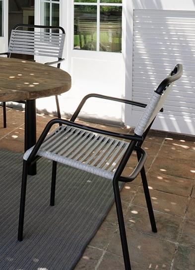 Vermobil Садовое кресло из веревки с подлокотниками Memphis Me300 - Вид №7