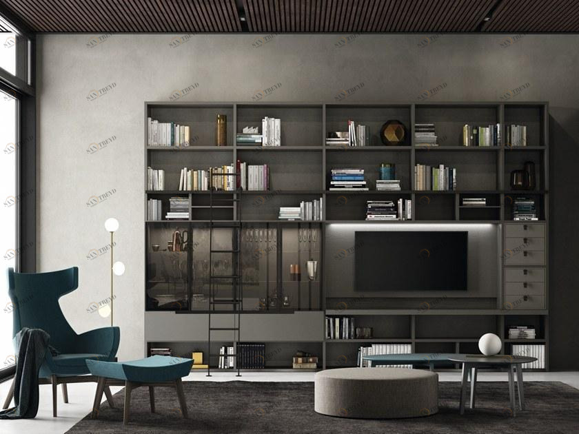 Dall'Agnese Открытый стеллаж с подставкой под телевизор Slim & speed up sun-id-1438784