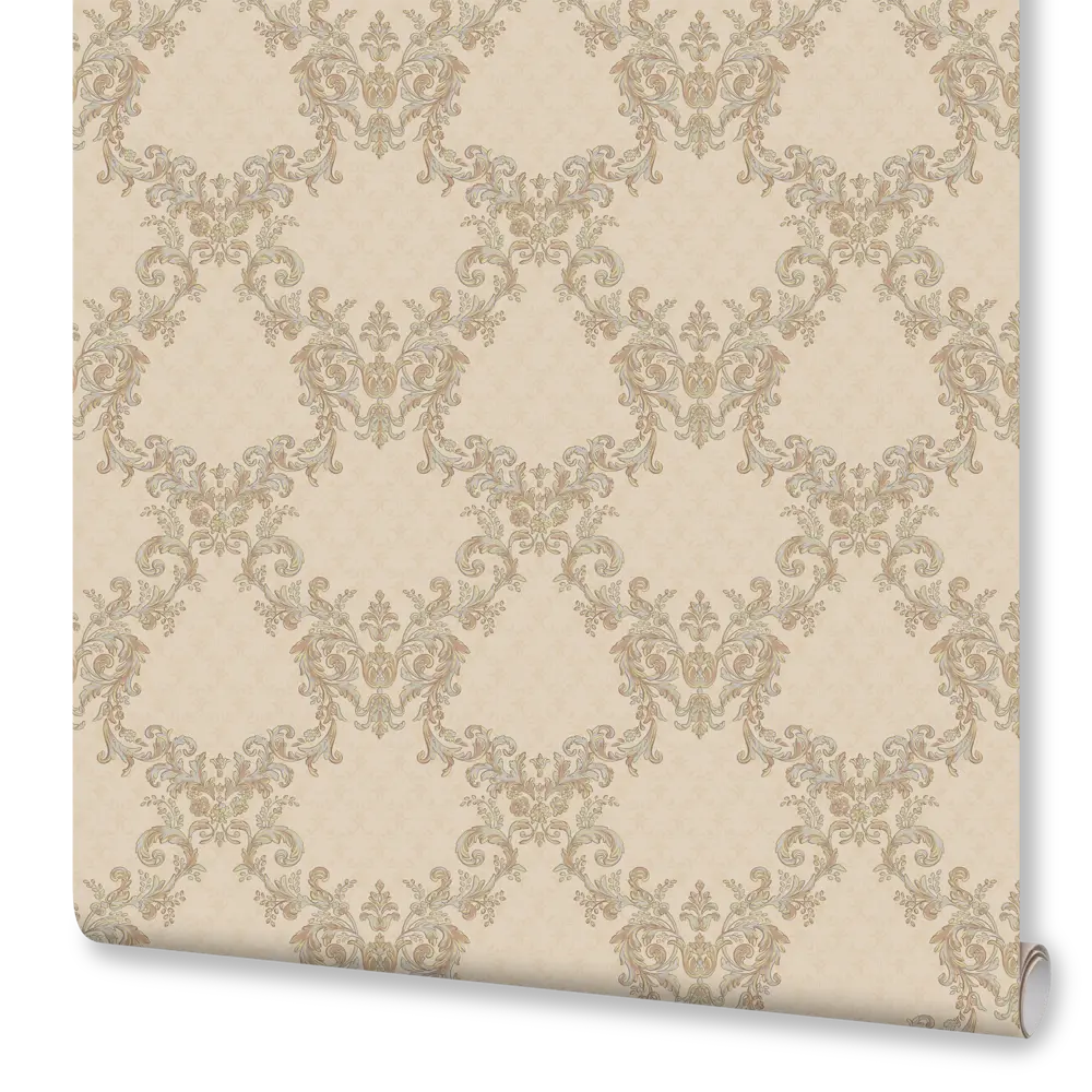 Обои флизелиновые Euro Decor Франсуаза бежевые 1.06 м 7023-01 82377848 STLM-2112222