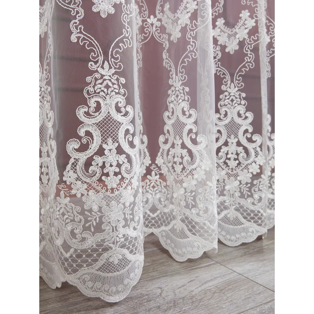 Тюль 1 м/п Корд сетка 280 см цвет кремовый ELIT HOME STLM-2040094 - Вид №3