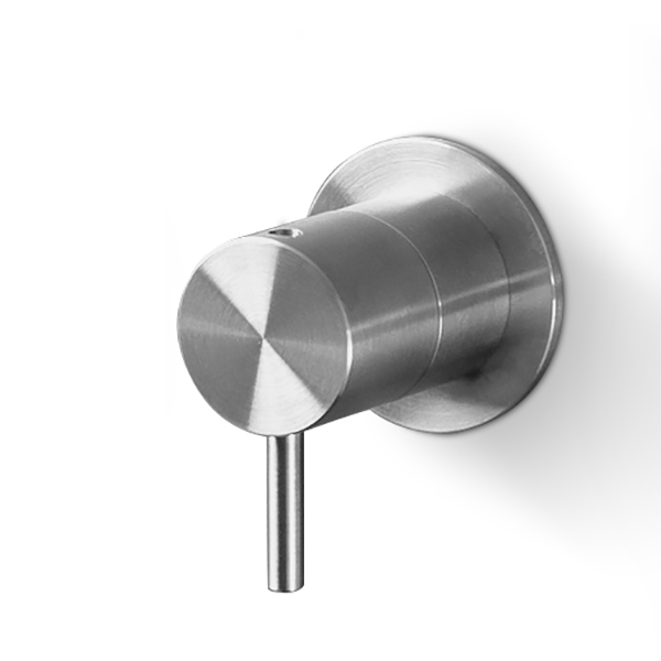 DEC403S Запорный вентиль Холодной воды с подключением 1/2" Linki DECO, Сатиновая сталь